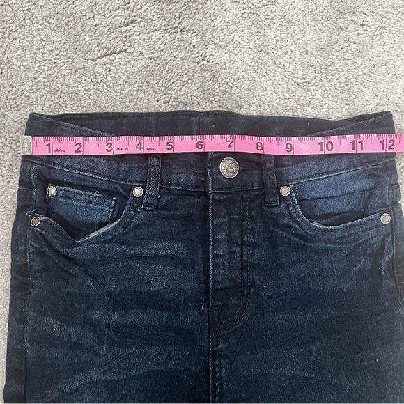 Y.F.K. Dark Wash Skinny Jeans Girls’ Sz 11-12 - Picture 6 of 6